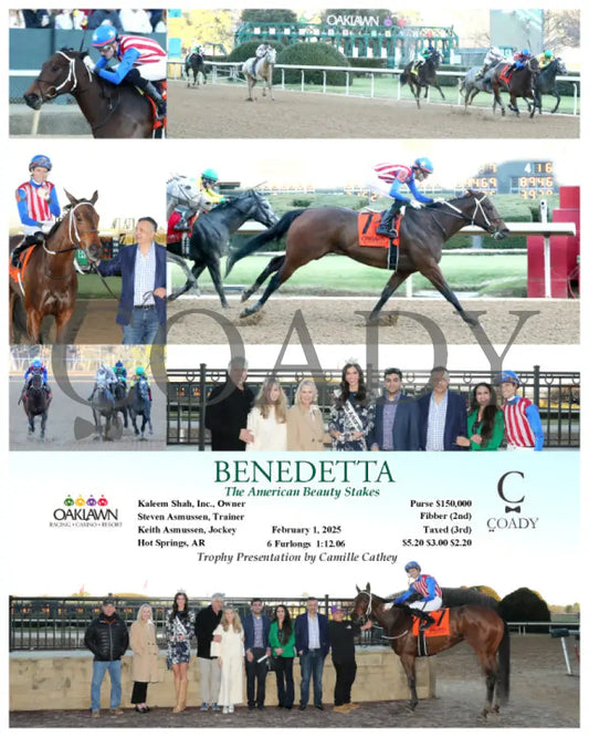 Benedetta - 020125 Race 09 Op Oaklawn Park