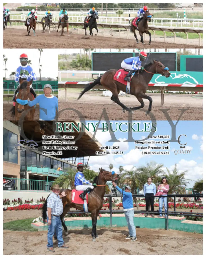 BENNY BUCKLES - 04-03-25 - R03 - TUP Turf Paradise