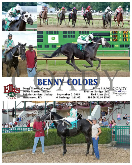 Benny Colors - 090218 Race 08 Elp Ellis Park