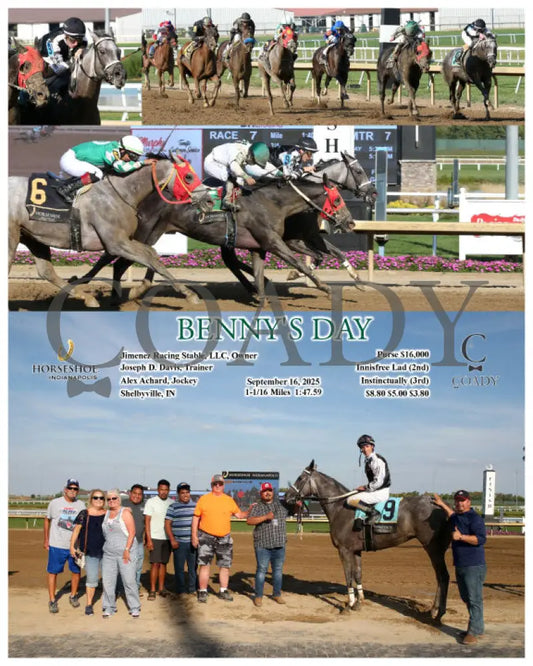 BENNY’S DAY - 09-16-25 - R07 - IND Indiana Grand
