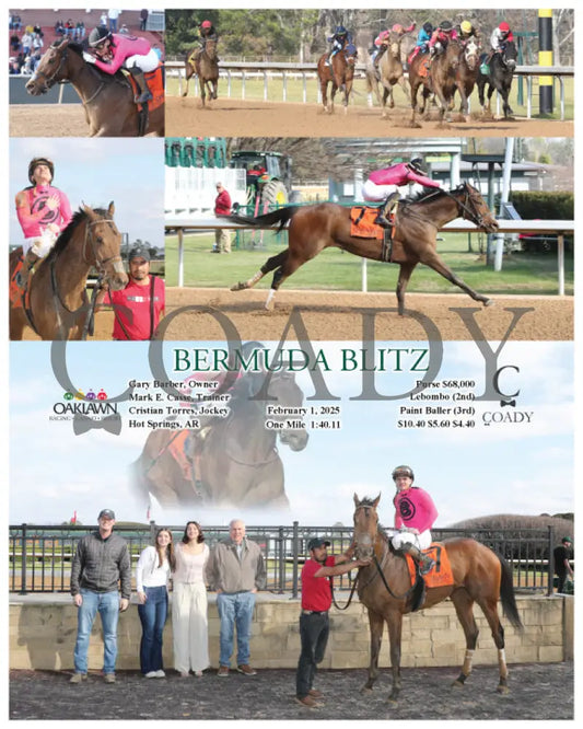 Bermuda Blitz - 02-01-25 R05 Op Oaklawn Park