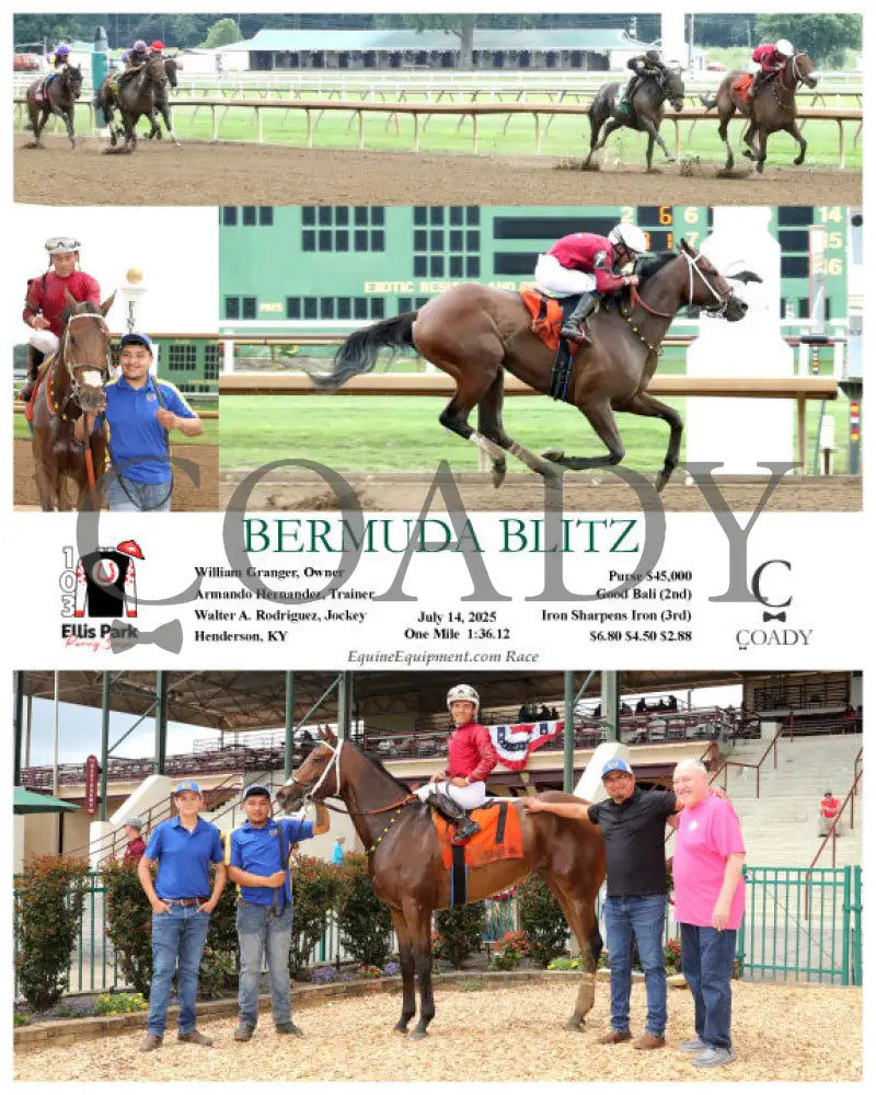 BERMUDA BLITZ - 07-14-25 - R01 - ELP Ellis Park