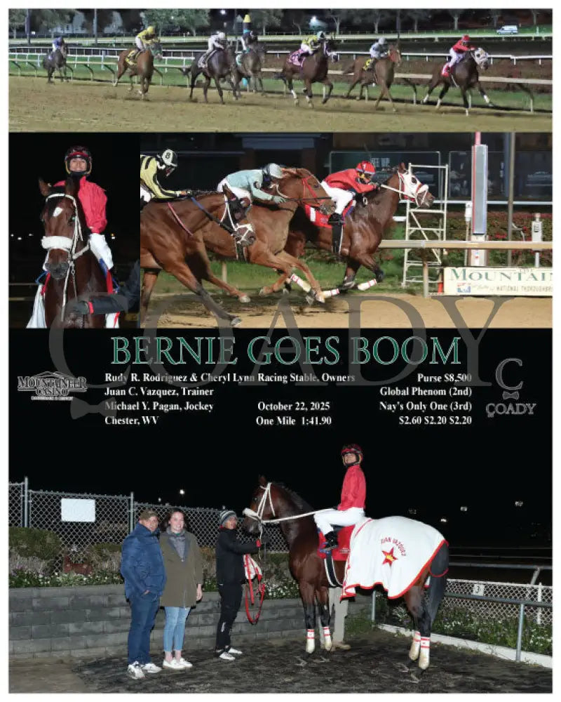 BERNIE GOES BOOM - 10-22-25 - R05 - MNR Mountaineer Park