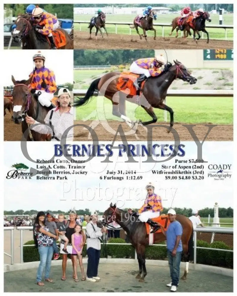Bernies Princess - 073114 Race 05 Btp Belterra Park