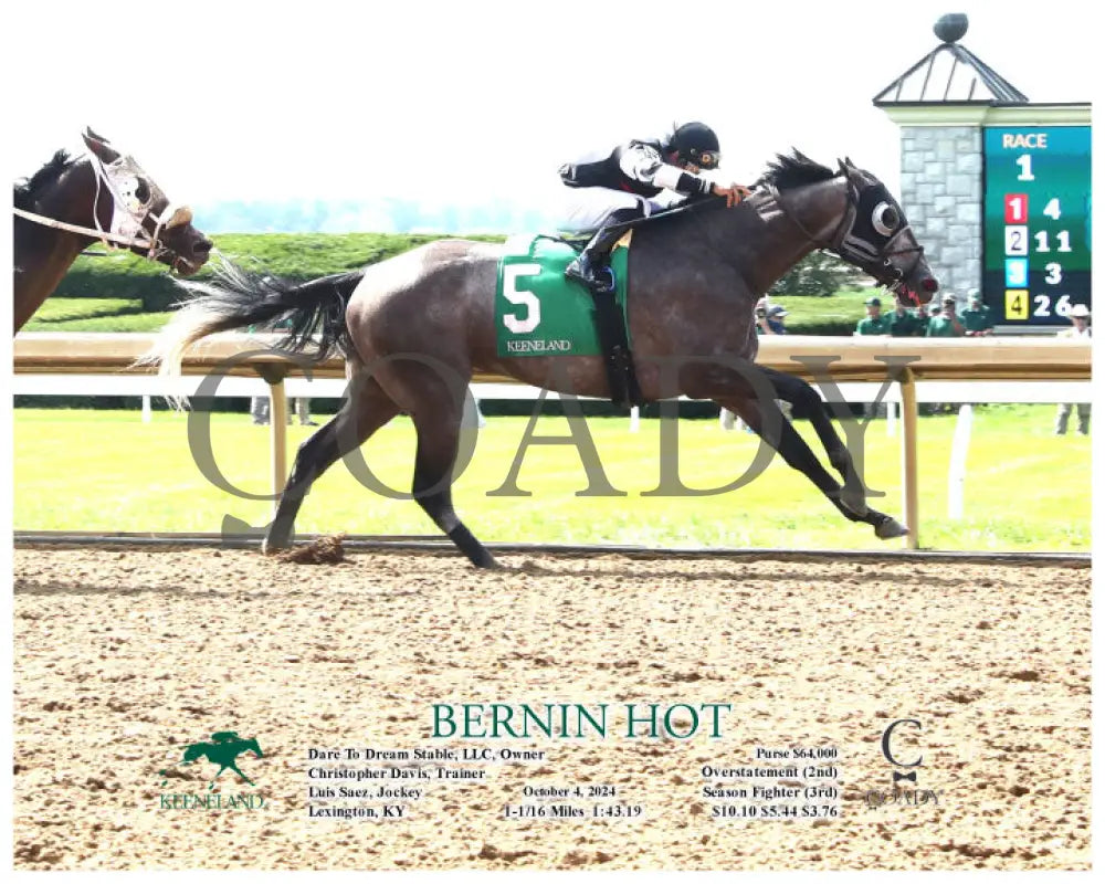 Bernin Hot - 10-04-24 R01 Kee Action Keeneland