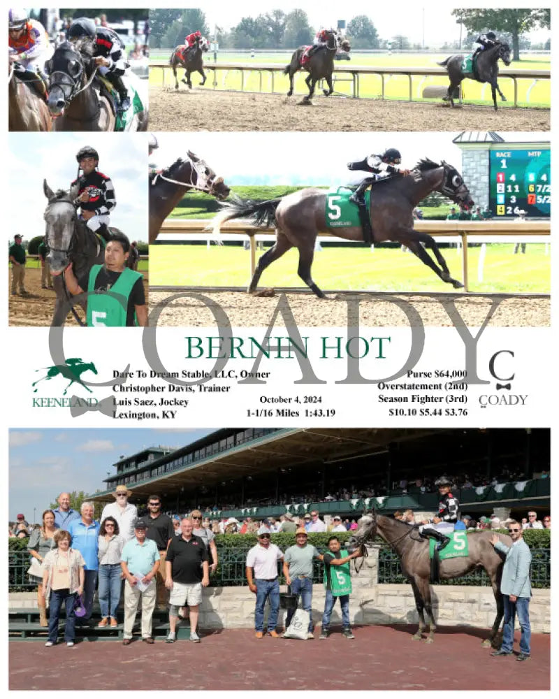 Bernin Hot - 10-04-24 R01 Kee Keeneland