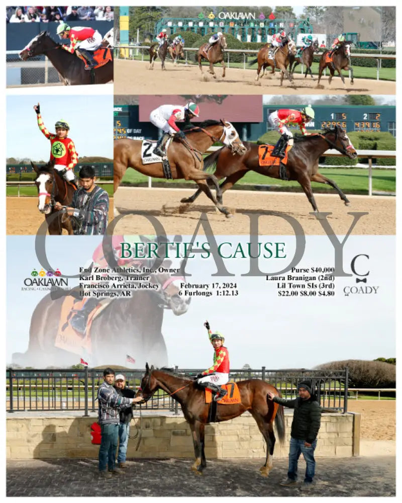 Bertie’s Cause - 02-17-24 R05 Op Oaklawn Park