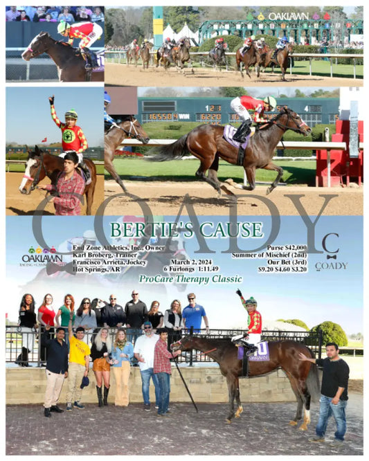Bertie’s Cause - 03-02-24 R06 Op Oaklawn Park
