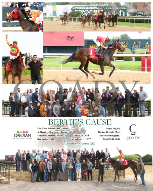 BERTIE’S CAUSE - 03-21-25 - R02 - OP Oaklawn Park