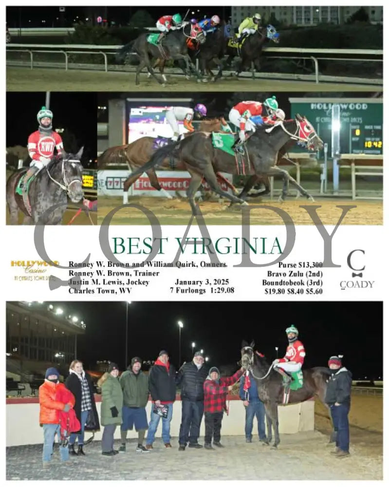 Best Virginia - 01-03-25 R08 Ct Hollywood Casino At Charles Town Races