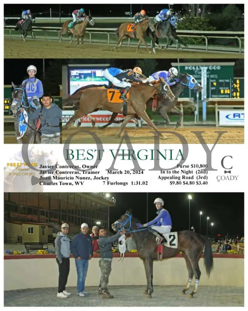 Best Virginia - 03 - 20 - 24 R04 Ct Hollywood Casino At Charles Town Races