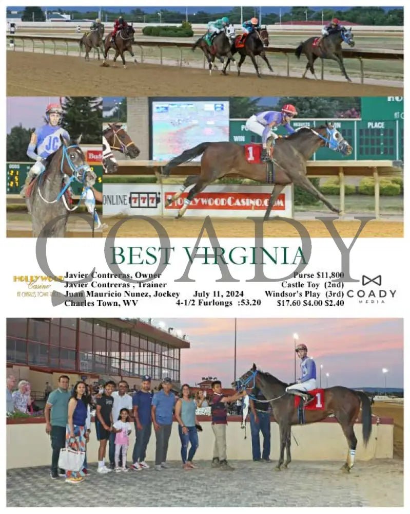 Best Virginia - 07-11-24 R04 Ct Hollywood Casino At Charles Town Races