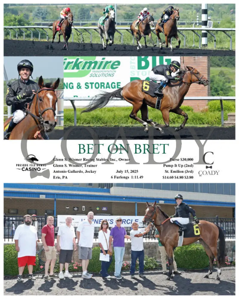 BET ON BRET - 07-15-25 - R02 - PID Presque Isle Downs