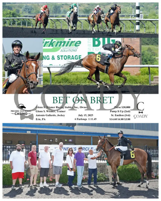 BET ON BRET - 07-15-25 - R02 - PID Presque Isle Downs