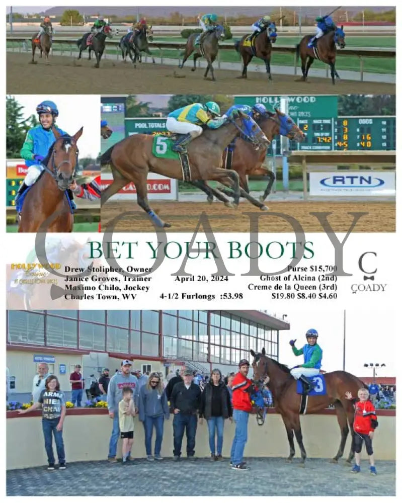 Bet Your Boots - 04-20-24 R02 Ct Hollywood Casino At Charles Town Races