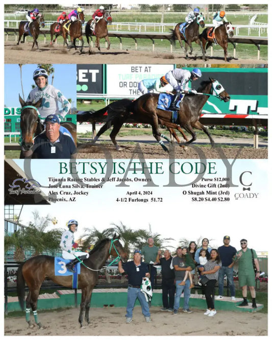 Betsy Is The Code - 04 - 04 - 24 R09 Tup Turf Paradise