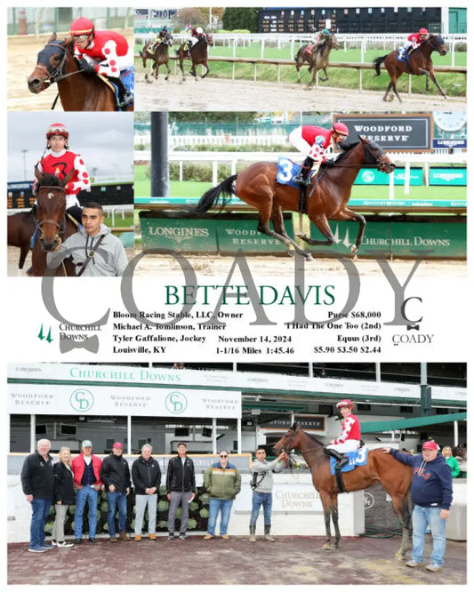 Bette Davis - 11-14-24 R06 Cd Churchill Downs