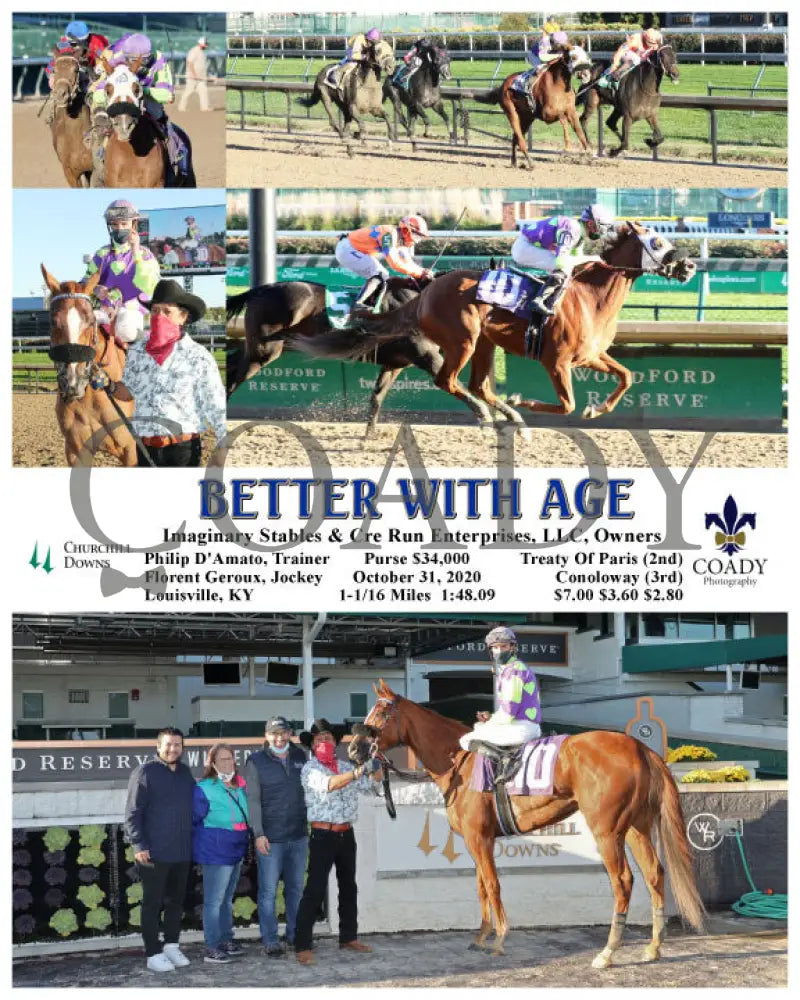 Better With Age - 10-31-20 R10 Cd Churchill Downs