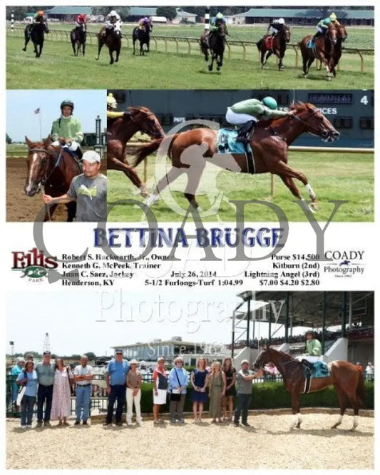 Bettina Brugge - 072614 Race 01 Elp Ellis Park