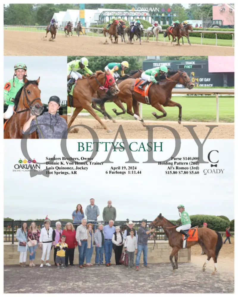 Bettys Cash - 041924 Race 09 Op Oaklawn Park