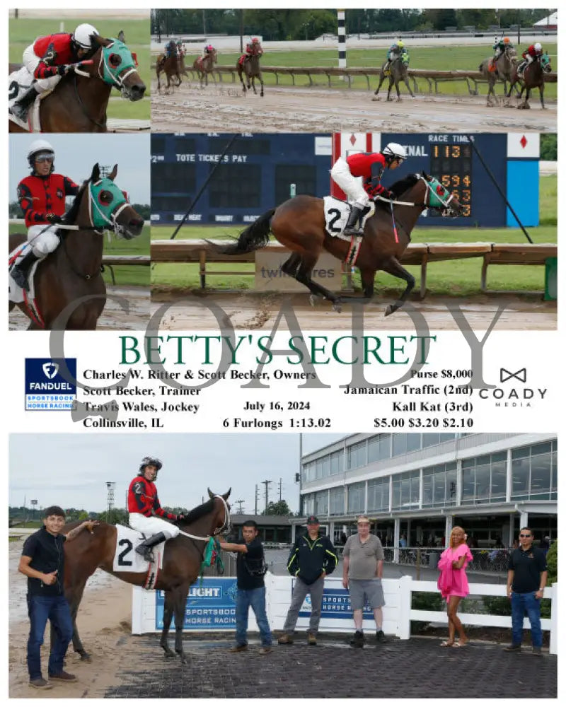 Betty’s Secret - 07-16-24 R07 Fan Fanduel Sportsbook Horse Racing