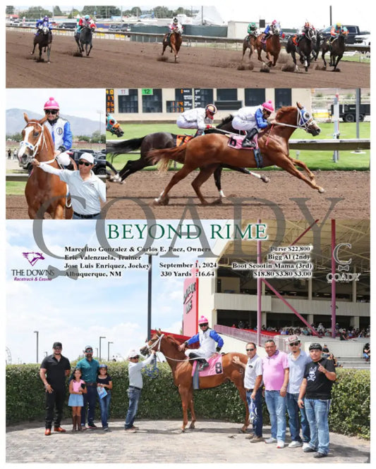 Beyond Rime - 09-01-24 R01 Alb Downs At Albuquerque