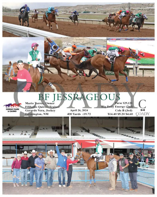 Bf Jessrageous - 04-26-24 R11 Srp Sunray Park