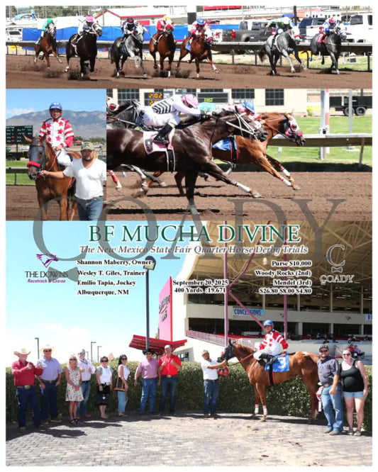 BF MUCHA DIVINE - The New Mexico State Fair Quarter Horse Derby Trials - 09-20-25 - R02 - ALB (Copy) - Coady Media - Kurtis Coady Photography
