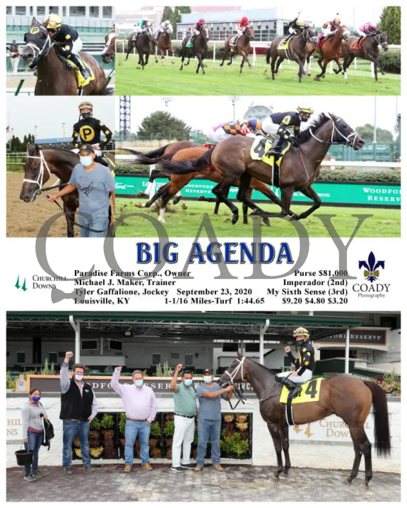 Big Agenda - 09-23-20 R08 Cd Churchill Downs