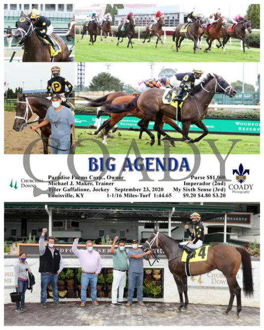 Big Agenda - 09-23-20 R08 Cd Churchill Downs