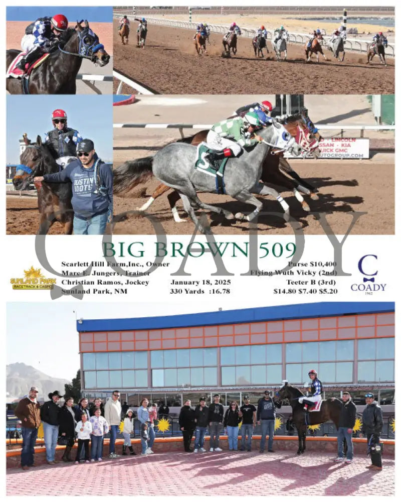 Big Brown 509 - 01-18-25 R06 Sun Turfway Park