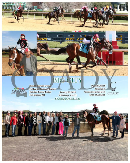 Big City - 01-25-25 R03 Op Oaklawn Park