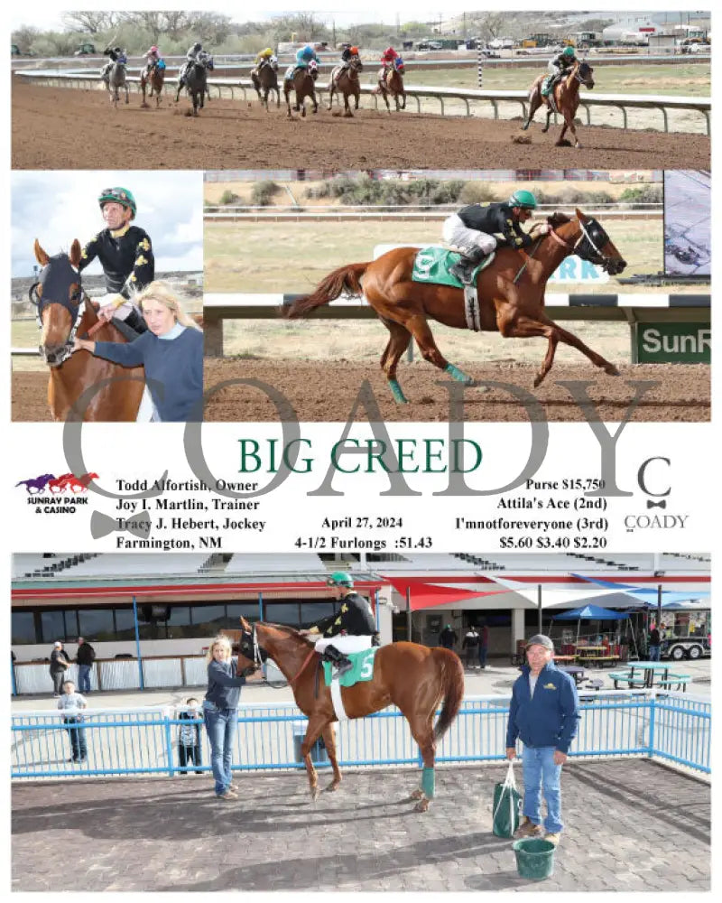 Big Creed - 04-27-24 R11 Srp Sunray Park