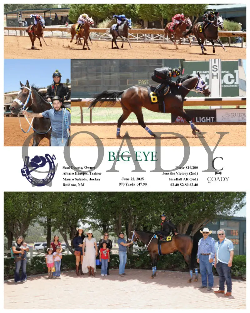 BIG EYE - 06-22-25 - R01 - RUI Ruidoso Downs