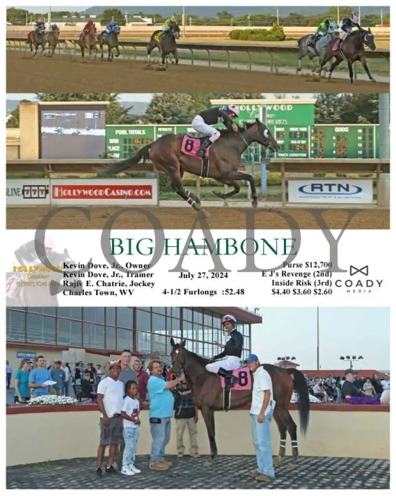 Big Hambone - 07-27-24 R02 Ct Hollywood Casino At Charles Town Races