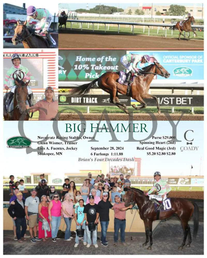Big Hammer - 09-28-24 R04 Cby Kentucky Downs