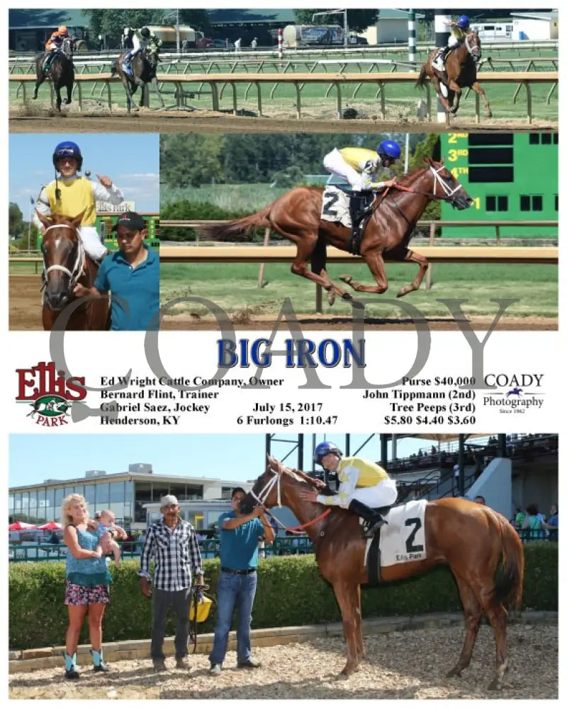 Big Iron - 071517 Race 07 Elp Ellis Park
