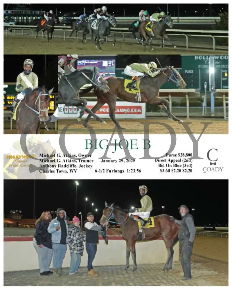 Big Joe B - 01-29-25 R06 Ct Hollywood Casino At Charles Town Races