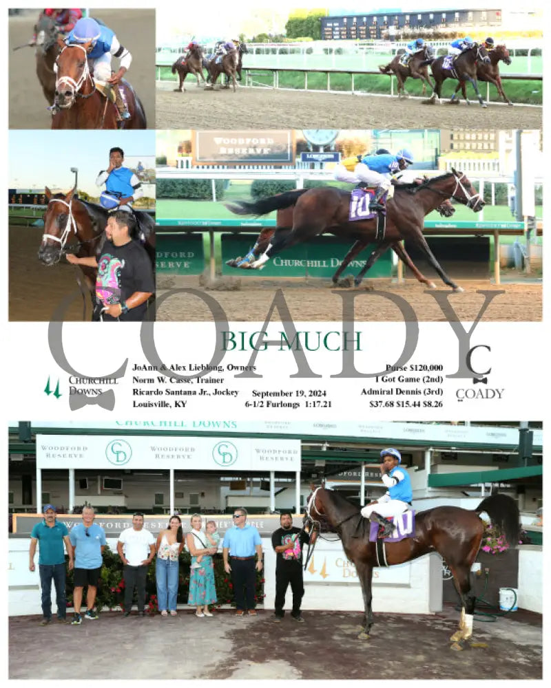 Big Much - 09-19-24 R05 Cd Churchill Downs