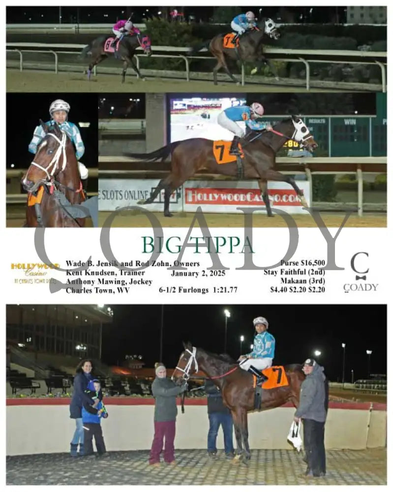 Big Tippa - 01-02-25 R05 Ct Hollywood Casino At Charles Town Races