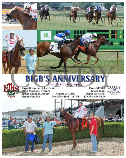 Bigb’s Anniversary - 082518 Race 04 Elp Ellis Park