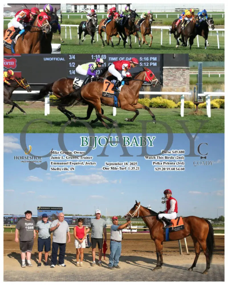 BIJOU BABY - 09-18-25 - R07 - IND Indiana Grand