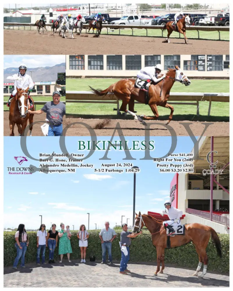 Bikiniless - 08-24-24 R05 Alb Downs At Albuquerque