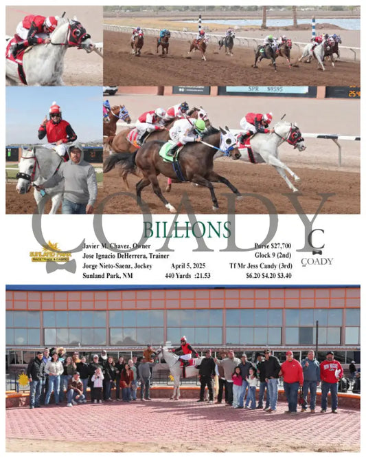 BILLIONS - 04-05-25 - R11 - SUN Sunland Park