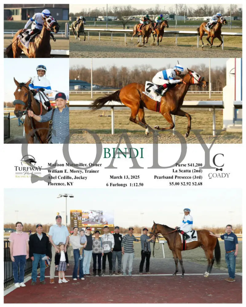 BINDI - 031325 - Race 03 - TP Turfway Park