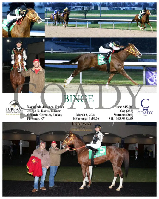 Binge - 03 - 08 - 24 R02 Tp Turfway Park