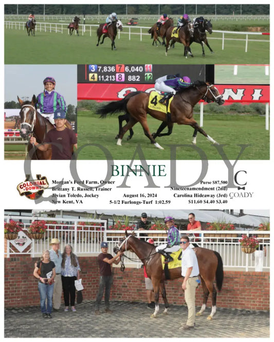 Binnie - 08-16-24 R03 Cnl Colonial Downs