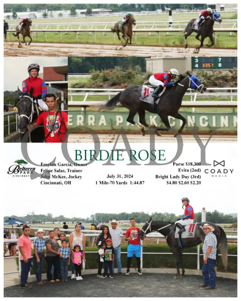 Birdie Rose - 07-31-24 R05 Btp Belterra Park
