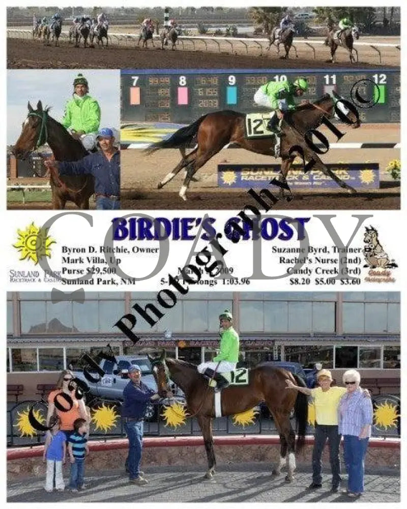 Birdie S Ghost - 3 2009 Sunland Park