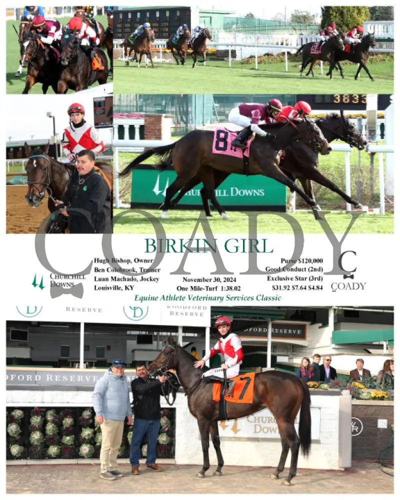 Birkin Girl - 11-30-24 R04 Cd Churchill Downs
